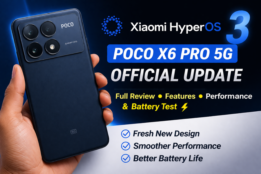 HyperOS 3 Global for Poco X6 Pro 5G